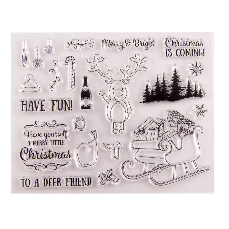 Merry Christmas series stamp transparent silicone stamp,children DIY Handmade Scrapbook Photo Album decoration soft Stamps -351
Merry Christmas series stamp transparent silicone stamp,children DIY Handmade Scrapbook Photo Album decoration soft Stamps -351