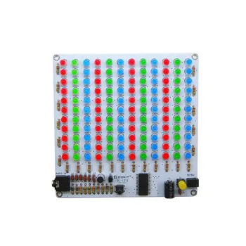 DIY kits 12*11 color display Music Audio Spectrum indicator Amplifier Board Voice control Level indicator VU Meter With Case
DIY kits 12*11 color display Music Audio Spectrum indicator Amplifier Board Voice control Level indicator VU Meter With Case