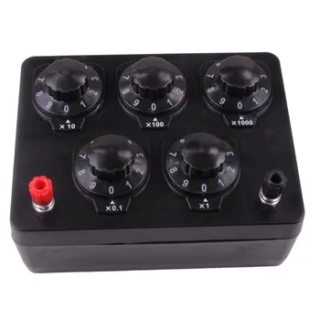 0-9999.9ohm Resistance Box Teaching Resistance Box Physical Electrical Teaching Aids Teaching Demonstration Equipment
0-9999.9ohm Resistance Box Teaching Resistance Box Physical Electrical Teaching Aids Teaching Demonstration Equipment