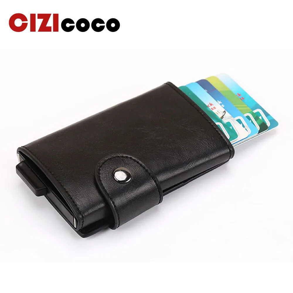New Metal Credit Card Holder Automatic Elastic Vintage Card id Holders Aluminum Wallet PU Leather Antitheft Rfid Blocking Wallet
New Metal Credit Card Holder Automatic Elastic Vintage Card id Holders Aluminum Wallet PU Leather Antitheft Rfid Blocking Wallet