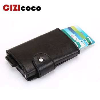 New Metal Credit Card Holder Automatic Elastic Vintage Card id Holders Aluminum Wallet PU Leather Antitheft Rfid Blocking Wallet
New Metal Credit Card Holder Automatic Elastic Vintage Card id Holders Aluminum Wallet PU Leather Antitheft Rfid Blocking Wallet