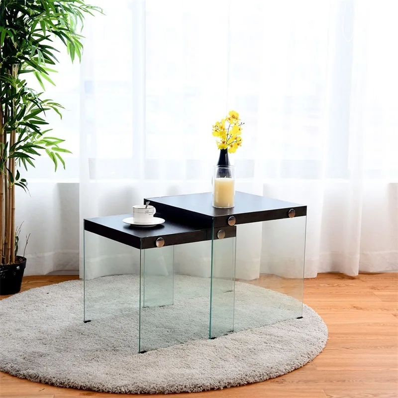 2 pcs Soho Nesting Coffee Table Stackable Glass Sided Table P2 Level MDF and Tempered Glass Material Two-piece Design HW59450
2 pcs Soho Nesting Coffee Table Stackable Glass Sided Table P2 Level MDF and Tempered Glass Material Two-piece Design HW59450