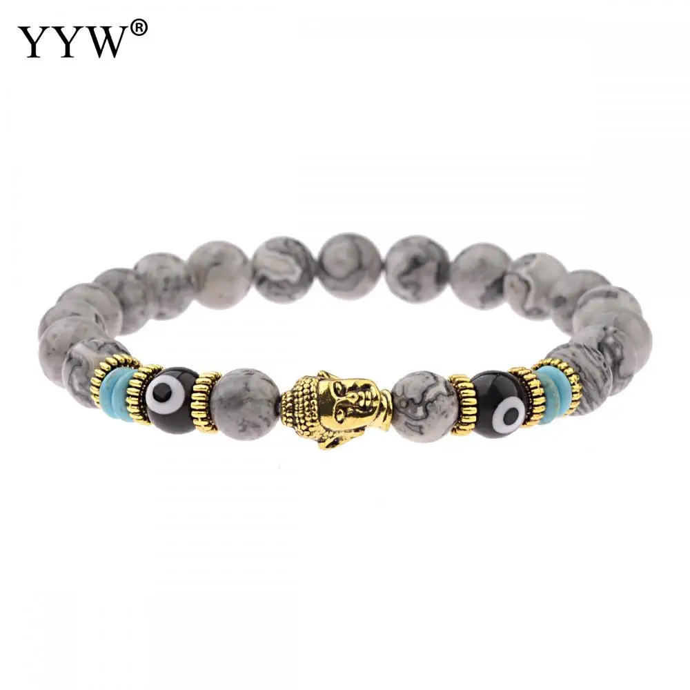 Natural Stone Bracelets Wholesale 2019 Jewelry Round Buddhist Buddhism Budha Charm Bracelet Unisex 8mm Gray Stone Onyx Eye Charm
Natural Stone Bracelets Wholesale 2019 Jewelry Round Buddhist Buddhism Budha Charm Bracelet Unisex 8mm Gray Stone Onyx Eye Charm
