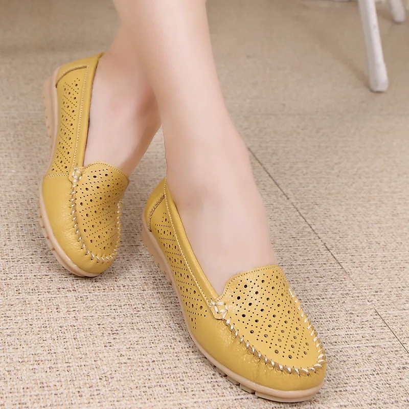 Ariari Summer Women flats Women Genuine Leather Driving Shoes Woman Ballet Loafers Slip on Naked Flats Candy Color Moccasin
Ariari Summer Women flats Women Genuine Leather Driving Shoes Woman Ballet Loafers Slip on Naked Flats Candy Color Moccasin