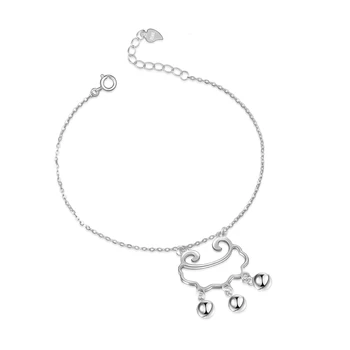 Fashion Chinese style bell lock girl bracelet 100% 925 sterling silver simple classic Link Bracelet Woman jewelry Christmas gift
Fashion Chinese style bell lock girl bracelet 100% 925 sterling silver simple classic Link Bracelet Woman jewelry Christmas gift