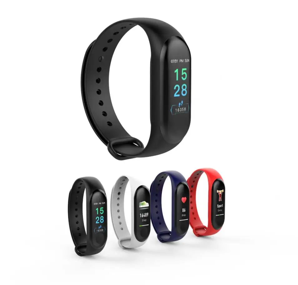 Smart Fitness Bracelet Tracker Watch Waterproof Pedometer Heart Rate Monitor Smartband Blood Pressure Band PK Xiao mi Mi Band 3
Smart Fitness Bracelet Tracker Watch Waterproof Pedometer Heart Rate Monitor Smartband Blood Pressure Band PK Xiao mi Mi Band 3