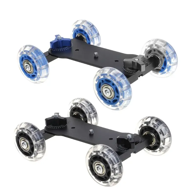 Adjustable Axles Mobile Dolly Car Track Rail Stabilizer Camera Desk Stand for Canon DSLR Cameras Video Camcorders GoPro 7 6
Adjustable Axles Mobile Dolly Car Track Rail Stabilizer Camera Desk Stand for Canon DSLR Cameras Video Camcorders GoPro 7 6