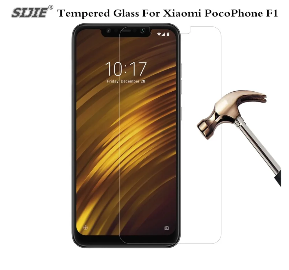 

Tempered Glass For Global Version Xiaomi POCOPHONE F1 6GB 128GB POCO F1 Snapdragon 845 6.18" 9H Screen Protector Film