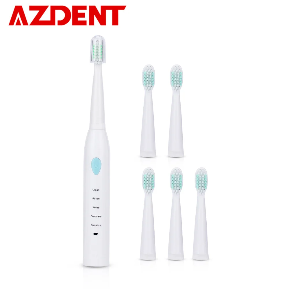Updated 5 Modes Sonic Electric Toothbrush 6 Replacement Heads USB Charging Tooth Teeth Brush Deep Cleaning Waterproof for Couple
Updated 5 Modes Sonic Electric Toothbrush 6 Replacement Heads USB Charging Tooth Teeth Brush Deep Cleaning Waterproof for Couple