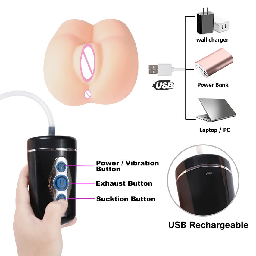 Мастурбатор С Функцией Всасывания Порно