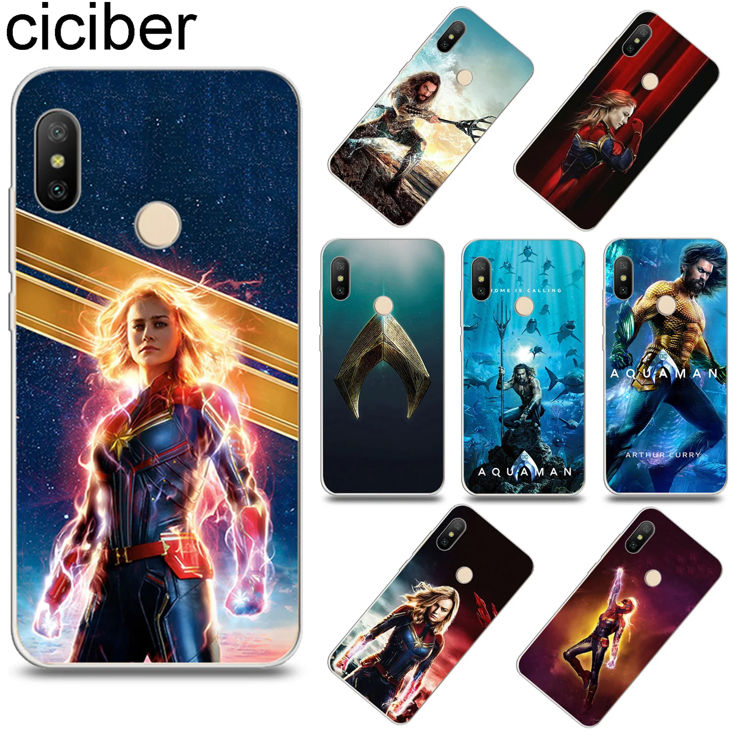 ciciber Captain Marvel Cover for Xiaomi Redmi Note 7 5 6 4 3 Pro X A Soft TPU Phone Cases for Redmi 6 5 4 3 A X S Plus Pro S2
ciciber Captain Marvel Cover for Xiaomi Redmi Note 7 5 6 4 3 Pro X A Soft TPU Phone Cases for Redmi 6 5 4 3 A X S Plus Pro S2