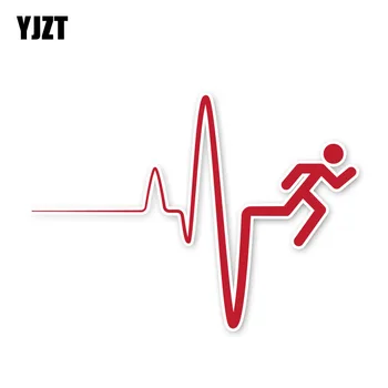 YJZT 10.5*14.6CM Interesting HEART BEAT LINE Running Accessories Car Sticker 11A1759
YJZT 10.5*14.6CM Interesting HEART BEAT LINE Running Accessories Car Sticker 11A1759