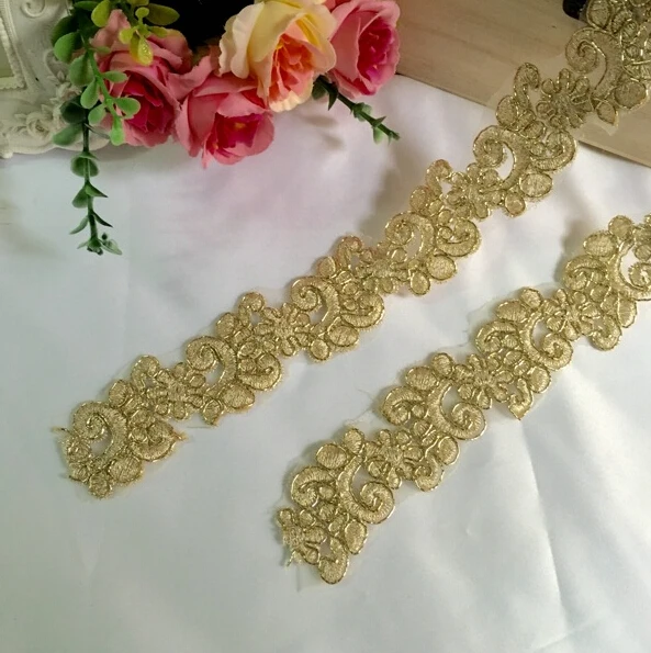 Embroidered Tulle Mesh Lace Trim Gold Full Dress Lace Trimming Golden Lace Border Corded Lace Trim 5 Yards
Embroidered Tulle Mesh Lace Trim Gold Full Dress Lace Trimming Golden Lace Border Corded Lace Trim 5 Yards