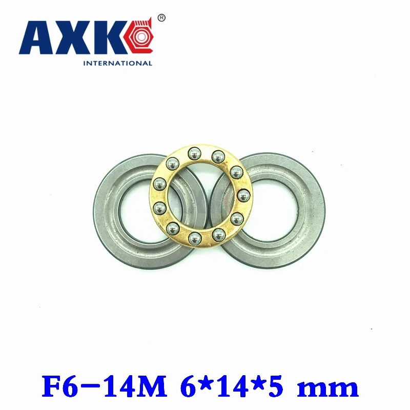 

2023 Time-limited Top Fashion Axk 10pcs Free Shipping Axial Ball Thrust Bearings F6-14m 6*14*5 Mm Plane Bearing Abec1 6x14x5mm