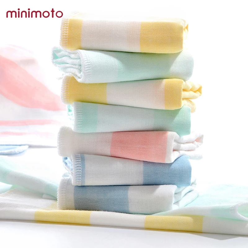 Square Soft Baby Face Hand Towels Cotton Striped Kids Napkin Newborn Handkerchief Saliva Muslin Bath Wipe Washcloth Towel
Square Soft Baby Face Hand Towels Cotton Striped Kids Napkin Newborn Handkerchief Saliva Muslin Bath Wipe Washcloth Towel