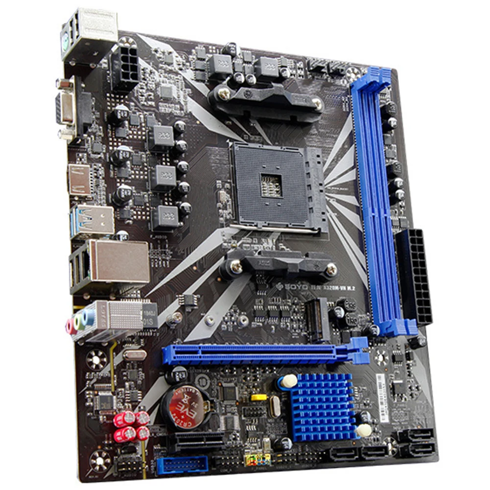 Motherboard AM4 For Desktop DDR4 Memory High Speed Durable Easy Install Dual Channel A320M-VH M.2 USB Professional VGA / HDMI
Motherboard AM4 For Desktop DDR4 Memory High Speed Durable Easy Install Dual Channel A320M-VH M.2 USB Professional VGA / HDMI
