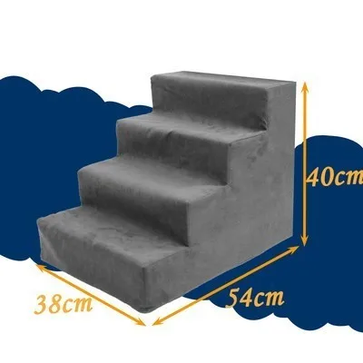 4 Steps Pet sponge Ladder with Cover 54*40*38cm cm Dog Stairs Indoor Portable Cat Stairs Anti-slip Removable Sofa Bed Stairs 014
4 Steps Pet sponge Ladder with Cover 54*40*38cm cm Dog Stairs Indoor Portable Cat Stairs Anti-slip Removable Sofa Bed Stairs 014