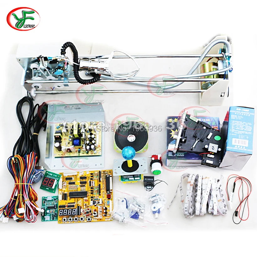 Toy Crane Machine Cabinet kit Crane Game PCB Slot Game Board 53mm gantry, coin acceptor, buttons, harness ,claw
Toy Crane Machine Cabinet kit Crane Game PCB Slot Game Board 53mm gantry, coin acceptor, buttons, harness ,claw