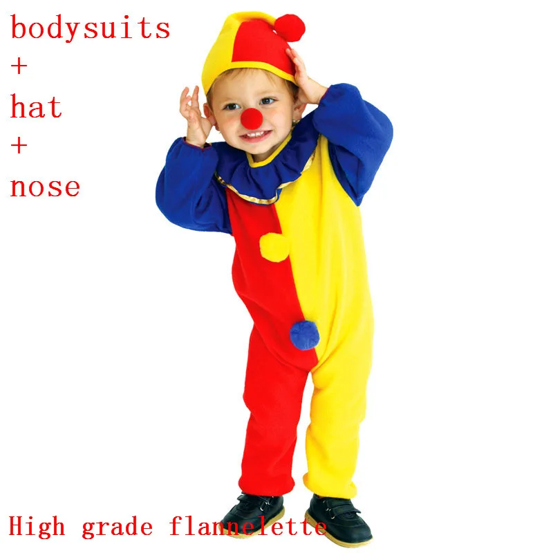 Kids Clown Costume Nose Clown Joker Onesie Kids Outfit Bodysuits Jumpsuits Hats Clown Dance Costumes Girls Boys
Kids Clown Costume Nose Clown Joker Onesie Kids Outfit Bodysuits Jumpsuits Hats Clown Dance Costumes Girls Boys