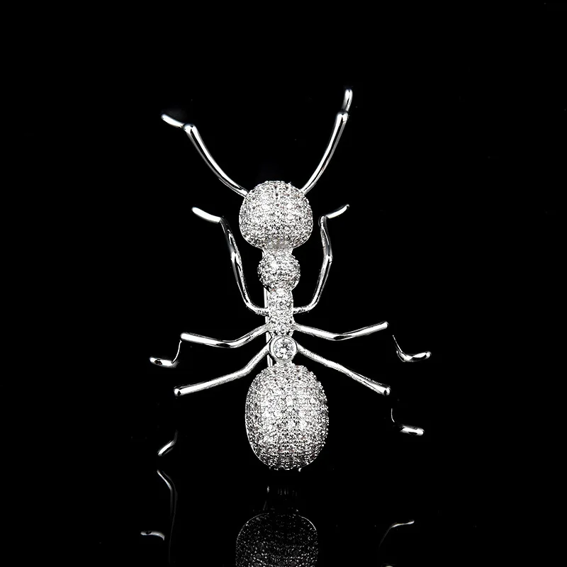 Fashion creative zircon ant brooch women's high-end suit simple cardigan pin autumn winter coat with Women jewelry accessories
Fashion creative zircon ant brooch women's high-end suit simple cardigan pin autumn winter coat with Women jewelry accessories
