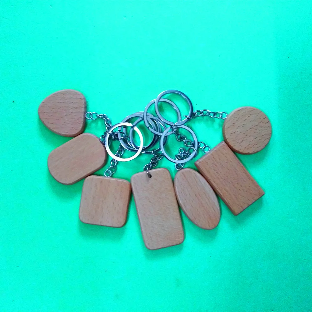 50 Pcs Wooden Keychain DIY Blank Keyring Round/Square/Rectangle/oval/Heart/Shield keychain Anti Lost Wood Gifts Customized
50 Pcs Wooden Keychain DIY Blank Keyring Round/Square/Rectangle/oval/Heart/Shield keychain Anti Lost Wood Gifts Customized