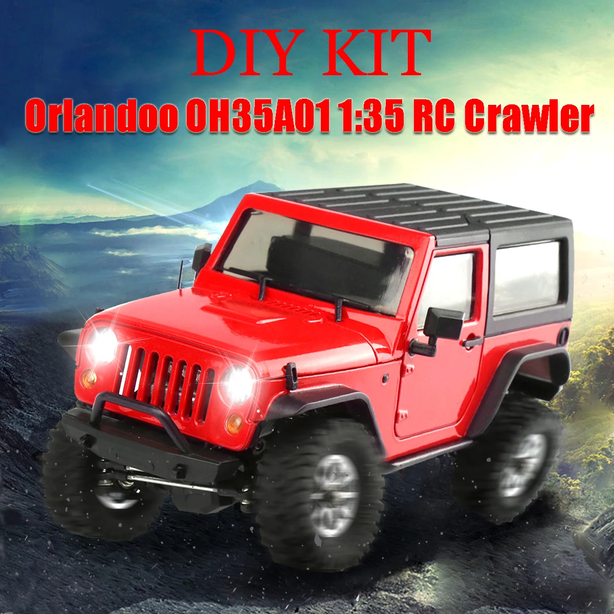 1:35 Scale Orlandoo OH35A01 DIY Assembly Kit For RC Car Crawler Wrangler-Truck Model Transmitter Receiver 2.2G Servo Patience
1:35 Scale Orlandoo OH35A01 DIY Assembly Kit For RC Car Crawler Wrangler-Truck Model Transmitter Receiver 2.2G Servo Patience