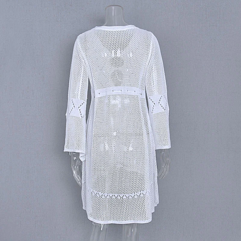 Women Crochet Knitted Beach Bikinis Cover Up Tunic Long Sleeve Hollow Beachwear EDF88
Women Crochet Knitted Beach Bikinis Cover Up Tunic Long Sleeve Hollow Beachwear EDF88