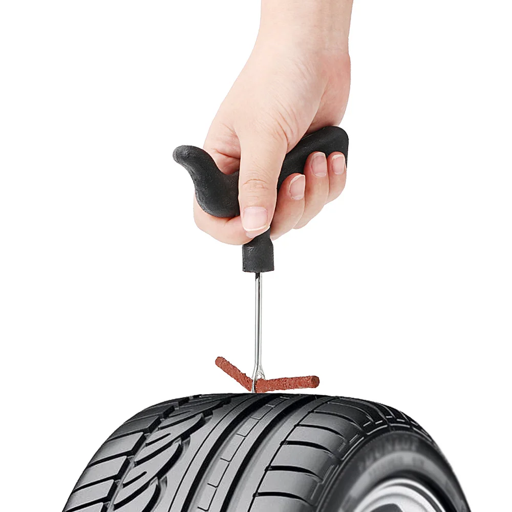 1 Set Car Tire Repair Rubber Strip Block Air Leaking Rubber Cement For Car Truck Motorbike Tubeless Tire Auto Accessories
