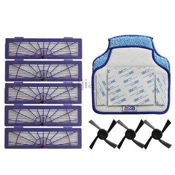 10Pcs /lot 3 Side Brush +5 HEPA Filter + 2 Mopping For Neato BotVac 70e 750 80 85 Robotic Cleaner Parts For Vacuum Cleaner
10Pcs /lot 3 Side Brush +5 HEPA Filter + 2 Mopping For Neato BotVac 70e 750 80 85 Robotic Cleaner Parts For Vacuum Cleaner