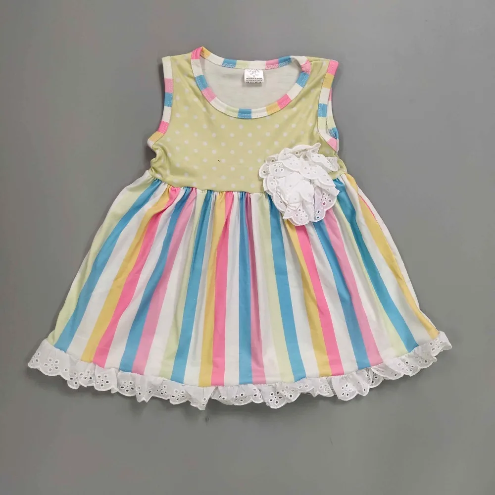 2019 Baby kids Girl Summer Dress Party Holiday Dress rainbow Dot Stripe pattern Children Girl Dress Girl Dress Cloth LYQ901-582
2019 Baby kids Girl Summer Dress Party Holiday Dress rainbow Dot Stripe pattern Children Girl Dress Girl Dress Cloth LYQ901-582