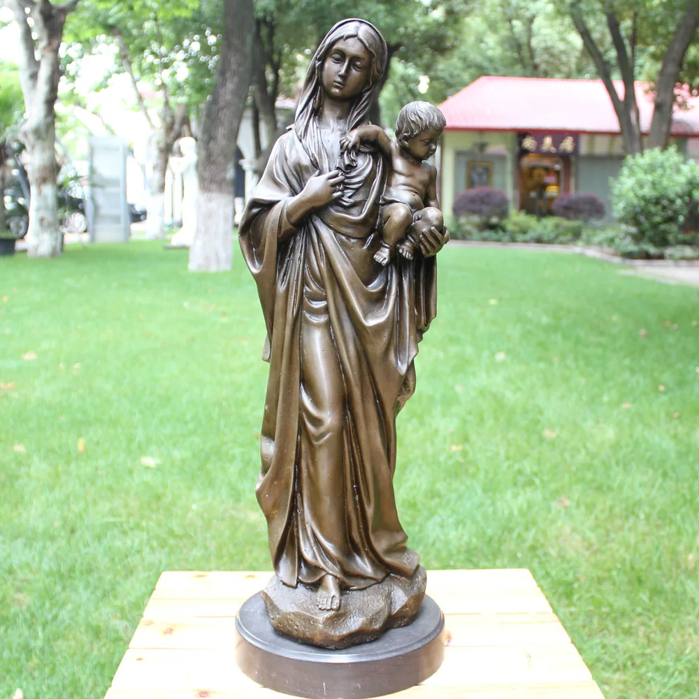 The virgin Maria copper sculpture Figure Decoration European Catholic Home Furnishing decoration Feng Shui Hotel
The virgin Maria copper sculpture Figure Decoration European Catholic Home Furnishing decoration Feng Shui Hotel