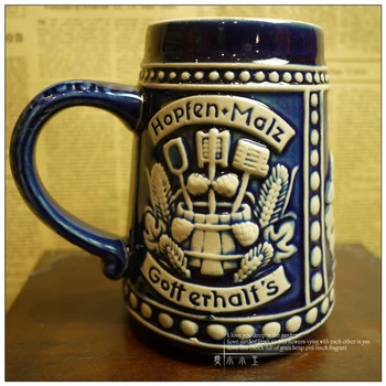 Vintage Style Ceramic German Beer Mug Wine Maker Hand Painted Mugs Embossed Pattern Coffee Cup 14*14cm
Vintage Style Ceramic German Beer Mug Wine Maker Hand Painted Mugs Embossed Pattern Coffee Cup 14*14cm