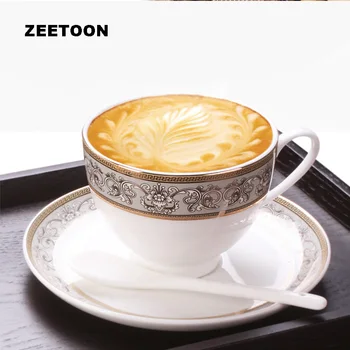 250ml European Style Ceramics Bone China Coffee Mug Simple Flower Cup and Saucer Sst Afternoon Tea Black Tea Milk Cappuccino Cup
250ml European Style Ceramics Bone China Coffee Mug Simple Flower Cup and Saucer Sst Afternoon Tea Black Tea Milk Cappuccino Cup