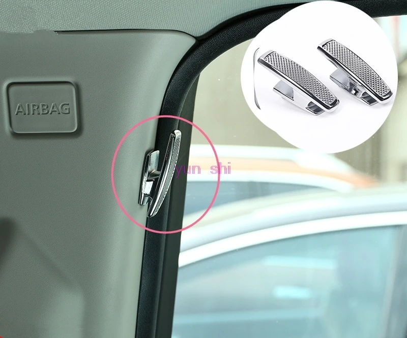 2 pcs Metal Car Coat Hook Clamp Holder Decoration Car-styling For Land Rover Range Rover Discovery sport 5 SV Accessories
