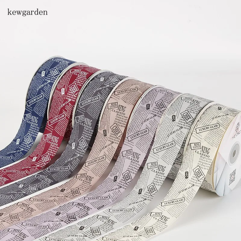 Wholesale Newspaper Polyester Ribbons 40mm 1.5" DIY Flower Bowknot Accessories Print Letter Packing Webbing Handmade Tape 50Yard
Wholesale Newspaper Polyester Ribbons 40mm 1.5" DIY Flower Bowknot Accessories Print Letter Packing Webbing Handmade Tape 50Yard