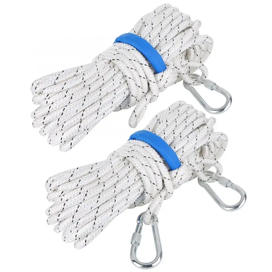 10mm Diameter 2697lb Outdoor Rock Climbing Rope Fire Rescue Escape Life-saving Safety Rope
10mm Diameter 2697lb Outdoor Rock Climbing Rope Fire Rescue Escape Life-saving Safety Rope