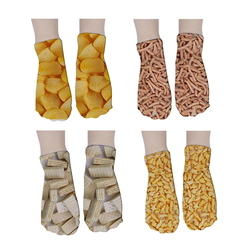 SexeMara New 3D Printed Socks Women Printing Potato Chips Food Picture Casual Ankle Socks Fashion Female Unisex Cotton Sock
SexeMara New 3D Printed Socks Women Printing Potato Chips Food Picture Casual Ankle Socks Fashion Female Unisex Cotton Sock