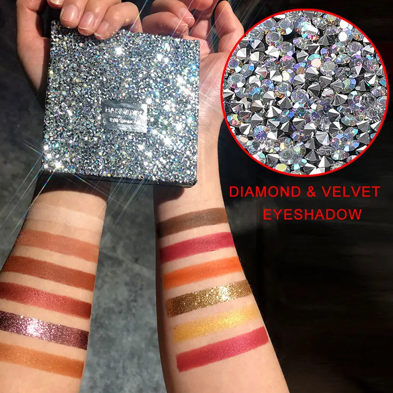 Diamond Decoration Eye Shadow Palette 12 Colors Glitter Eyeshadow Matte Eye Shadow Powder 88
Diamond Decoration Eye Shadow Palette 12 Colors Glitter Eyeshadow Matte Eye Shadow Powder 88