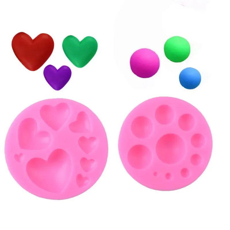 VOGVIGO Silicone Mold Heart Pearl Round Shape Chocolate Soap Mold Cake Stencils Fondant Pastry DIY Tools Cake Decorating Moulds
VOGVIGO Silicone Mold Heart Pearl Round Shape Chocolate Soap Mold Cake Stencils Fondant Pastry DIY Tools Cake Decorating Moulds