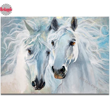5D diy diamond painting The Horse Lovers diamond embroidery icons full square cross stitch white animals drill rhinestone mosaic
5D diy diamond painting The Horse Lovers diamond embroidery icons full square cross stitch white animals drill rhinestone mosaic