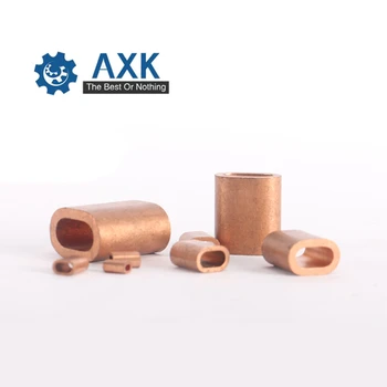 M1-M5 Brass Cable Crimps Sleeve Single Hole Ferrule Crimping Loop Oval Copper Wire Rope Clip Swage Fittings
M1-M5 Brass Cable Crimps Sleeve Single Hole Ferrule Crimping Loop Oval Copper Wire Rope Clip Swage Fittings