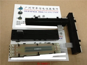 1pcs/lot 7.2 cm double straight sliding push potentiometer A100K BEHRINGER mixer fader handle 12MMB black shell
1pcs/lot 7.2 cm double straight sliding push potentiometer A100K BEHRINGER mixer fader handle 12MMB black shell