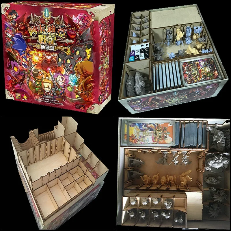 ARCADIA QUEST INFERNO Card Game Storage Box Organizer for Wooden Receiving Compact Case The Broken Token Box Laser Cutting
ARCADIA QUEST INFERNO Card Game Storage Box Organizer for Wooden Receiving Compact Case The Broken Token Box Laser Cutting
