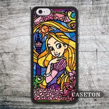 Stained Glass Tangled Case For iPhone 7 6 6s Plus 5 5s SE 5c 4 4s and For iPod 5 Lovely Protective Cases Free Shipping