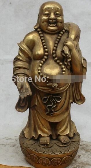 Fast Shipping18" Chinese Buddhism Brass Happy Laugh Maitreya Buddha Money Bag Coin Statue
Fast Shipping18" Chinese Buddhism Brass Happy Laugh Maitreya Buddha Money Bag Coin Statue