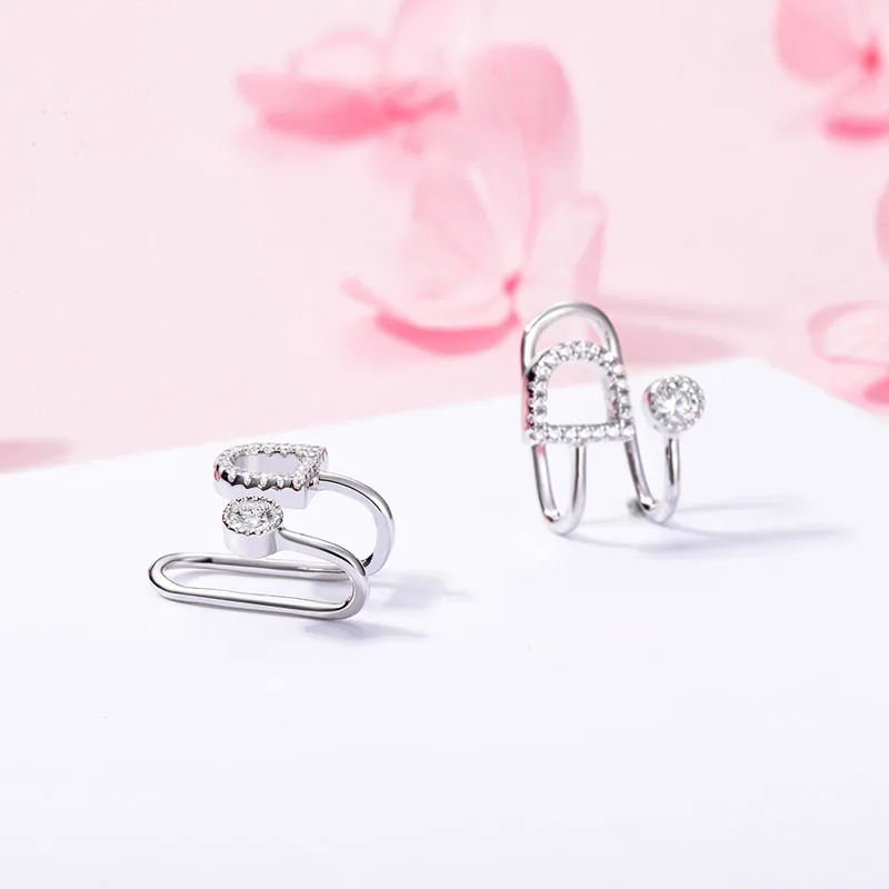 Letter Earrings Cute 925 Silver Color clip Earrings Creative Christmas Gifts For Women Girls Jewelry Irregular geometry earrings
Letter Earrings Cute 925 Silver Color clip Earrings Creative Christmas Gifts For Women Girls Jewelry Irregular geometry earrings