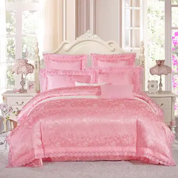bedding set silk cotton jacquard luxury stain bed set bed cover spring sheet 4/6pcs/set Queen king duvet set cover bed bedclothe
bedding set silk cotton jacquard luxury stain bed set bed cover spring sheet 4/6pcs/set Queen king duvet set cover bed bedclothe