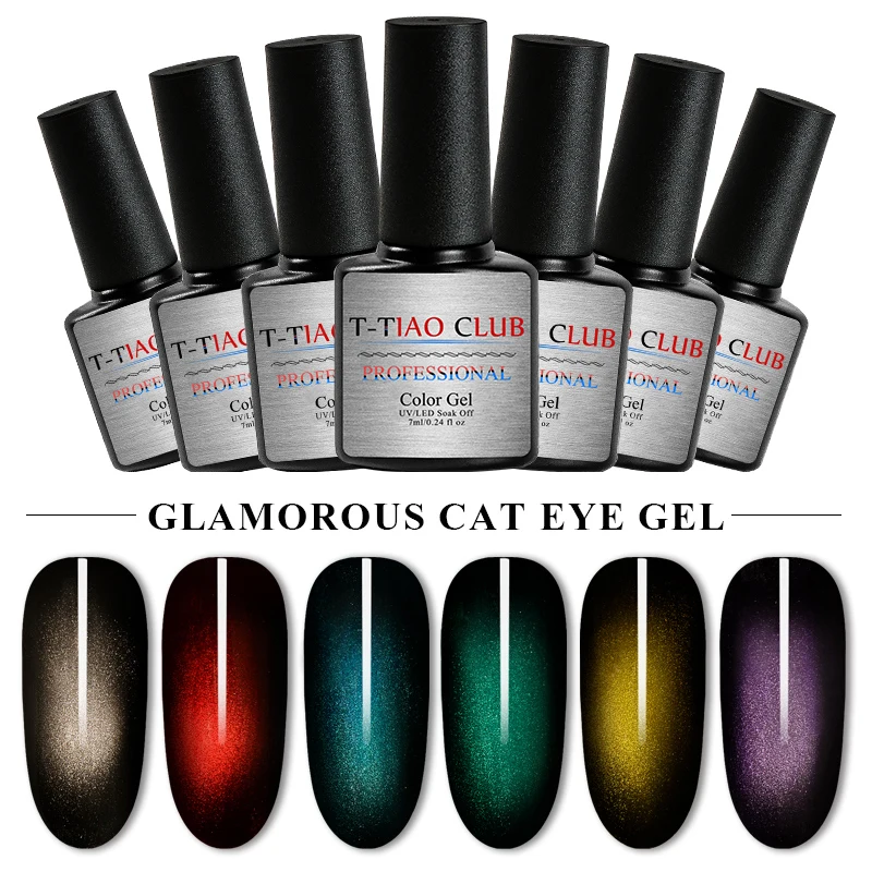 T-tiao Club 7ml Round Effect Cat Eye Nail Gel 3d Magnetic Gel Soak Off Uv Gel Polish Lacquer Need Strong Magnetic Board
T-tiao Club 7ml Round Effect Cat Eye Nail Gel 3d Magnetic Gel Soak Off Uv Gel Polish Lacquer Need Strong Magnetic Board