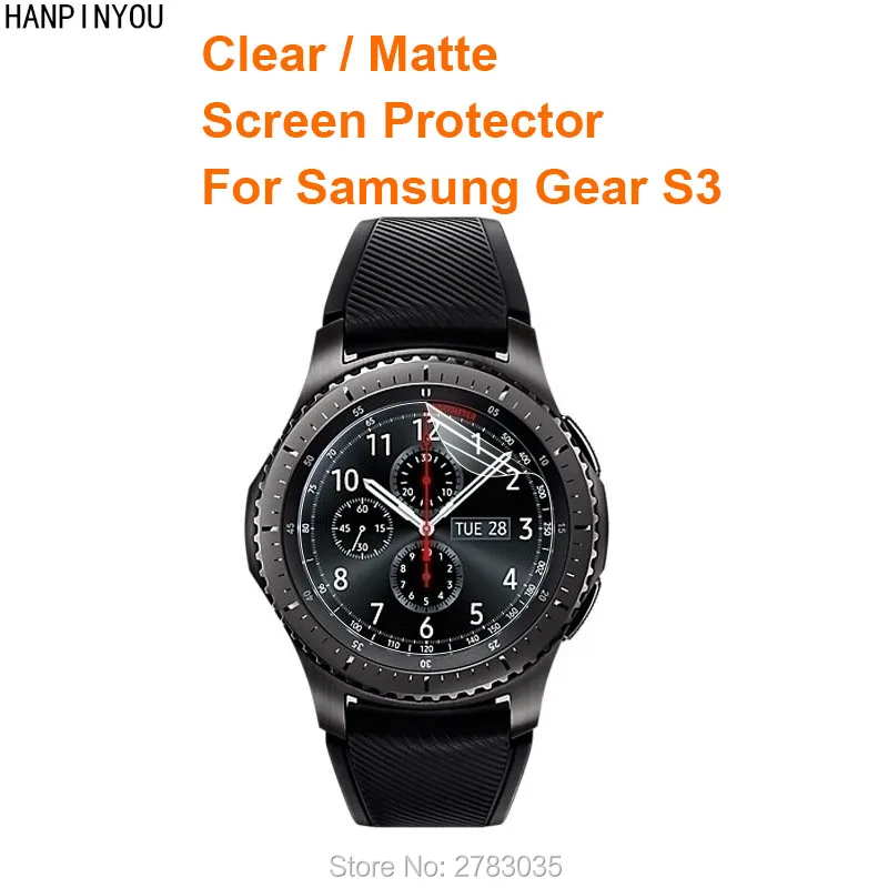 For Samsung Gear S3 Classic SmartWatch Clear Glossy / Anti-Glare Matte Screen Protector Protective Film (Not Tempered Glass)
For Samsung Gear S3 Classic SmartWatch Clear Glossy / Anti-Glare Matte Screen Protector Protective Film (Not Tempered Glass)