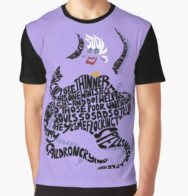 All Over Print T-Shirt Men Funy tshirt Ursula Short Sleeve O-Neck Graphic Tops Tee women t shirt
All Over Print T-Shirt Men Funy tshirt Ursula Short Sleeve O-Neck Graphic Tops Tee women t shirt